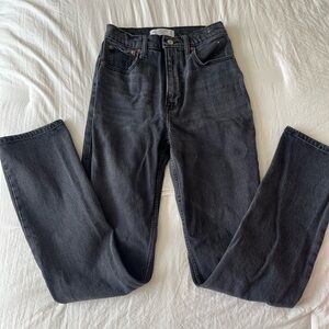 Abercrombie & Fitch 90s Straight Ultra High Rise Jeans Size 0 LONG